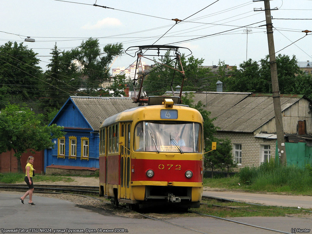 Орёл, Tatra T3SU № 072; Орёл — Конкурсные фотографии ГЭТ Орла