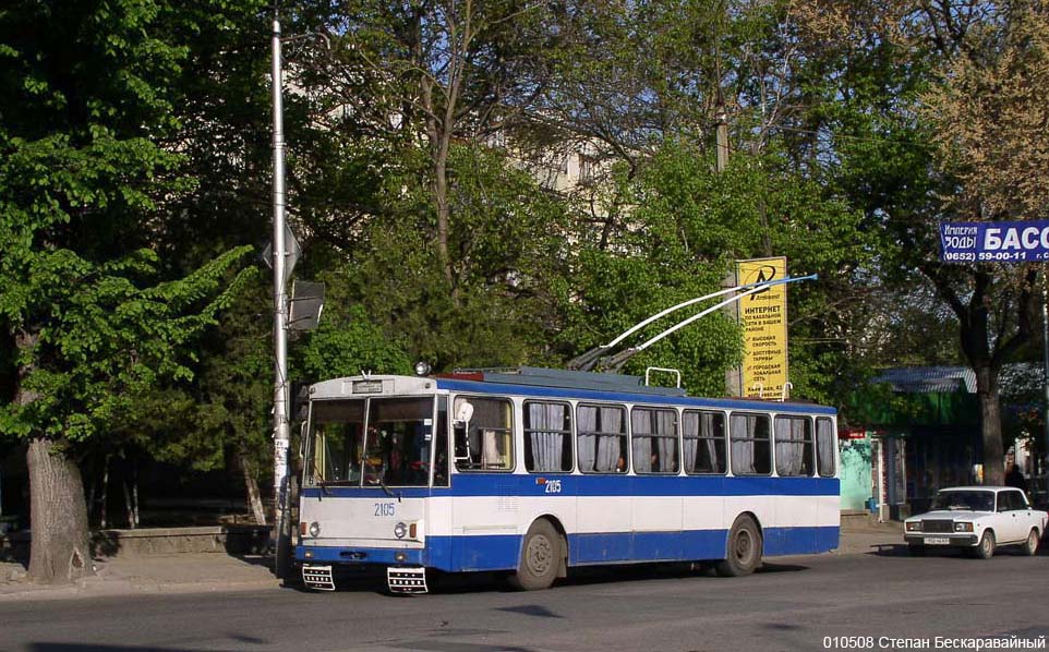Крымский троллейбус, Škoda 14Tr89/6 № 2105