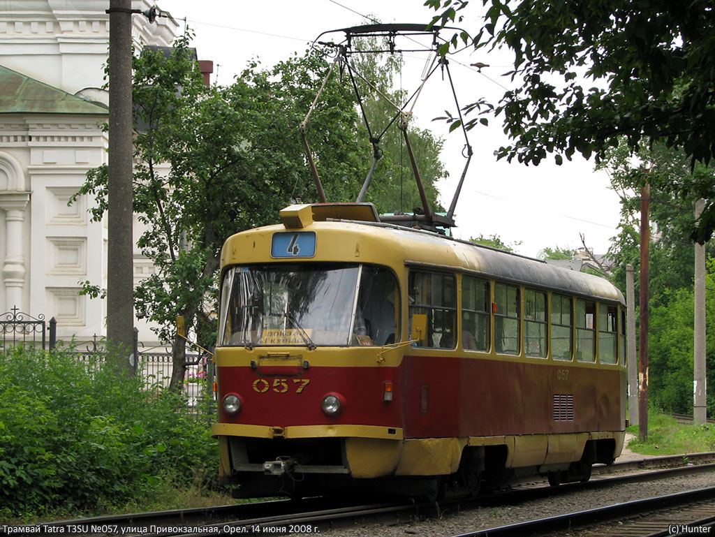 Орел, Tatra T3SU № 057