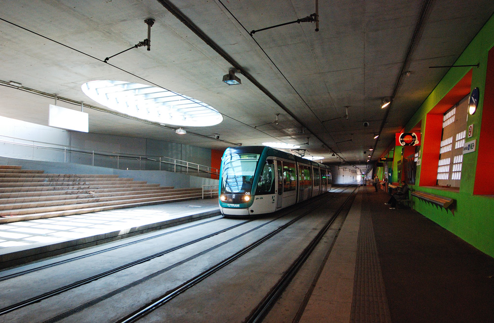 Барселона, Alstom Citadis 302 № 08 Барселона, Alstom Citadis 302 № 08