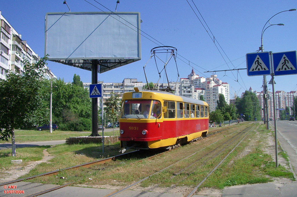 Киев, Tatra T3SU № 5931
