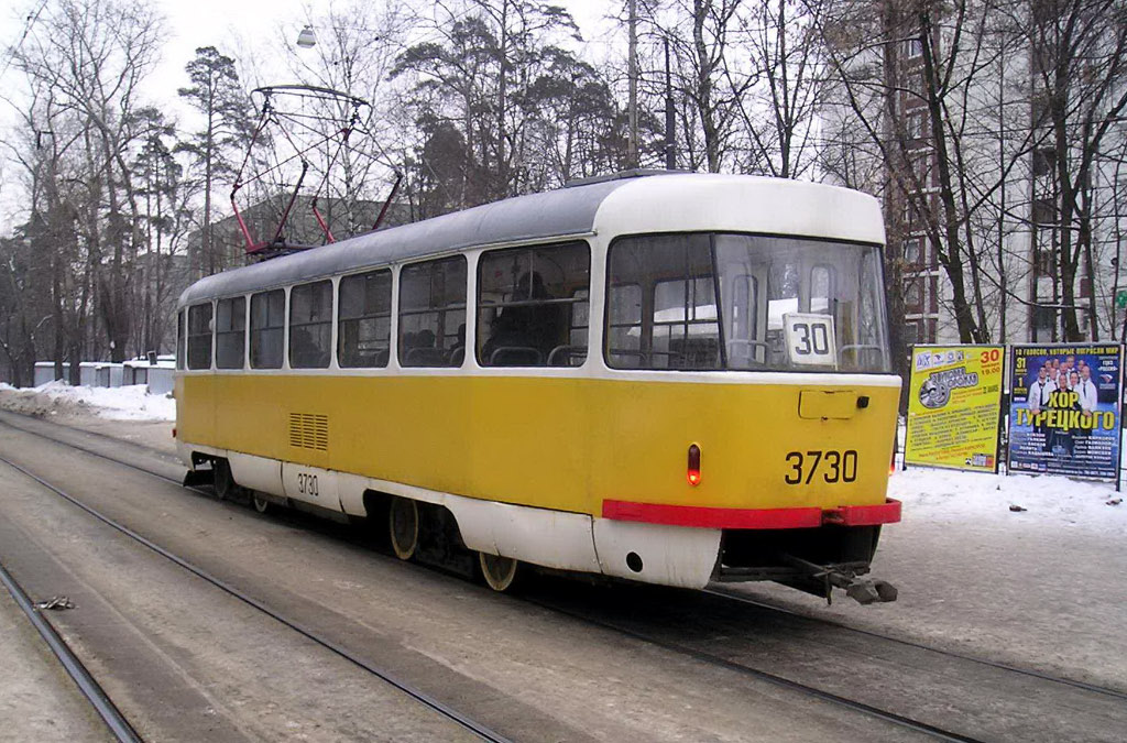 Москва, Tatra T3SU № 3730