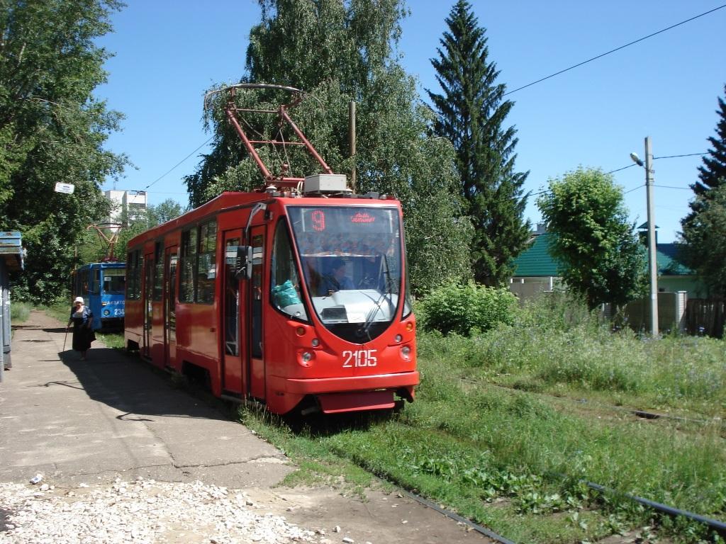 Казань, 71-134АЭ (ЛМ-99АЭ) № 2105