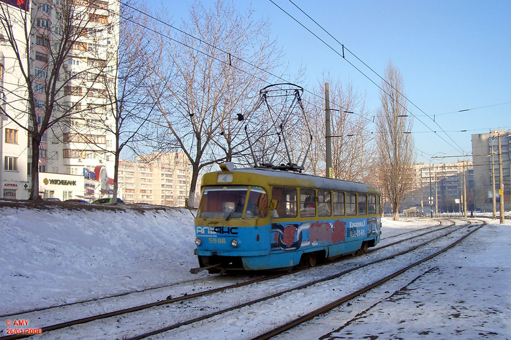 Киев, Tatra T3SU № 5966