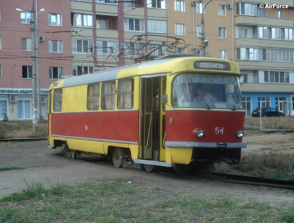 Волгоград, Tatra T3SU (двухдверная) № 54