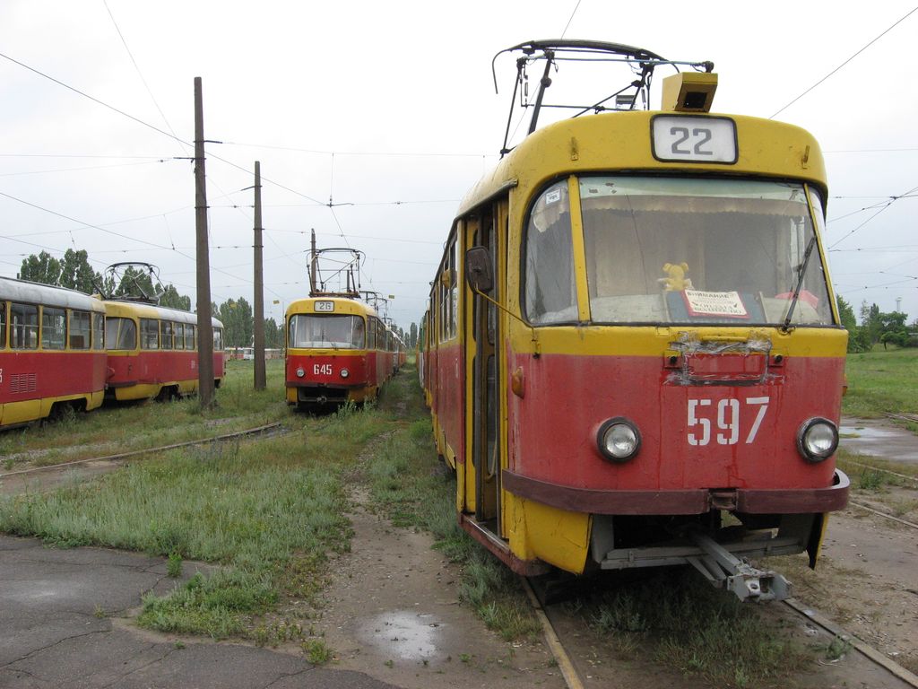 Харьков, Tatra T3SU № 597