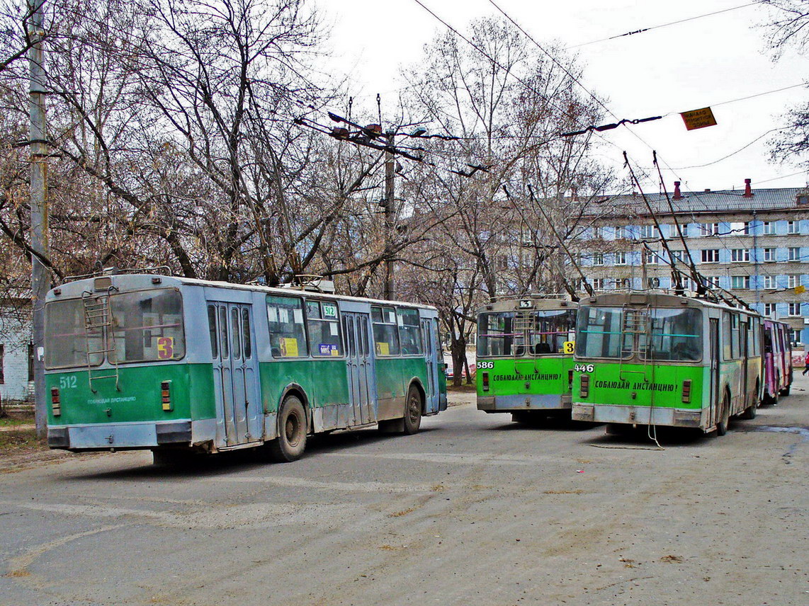 Киров, ЗиУ-682В-012 [В0А] № 512; Киров, ЗиУ-682В № 446