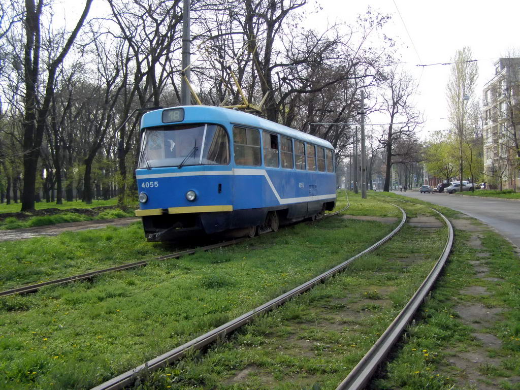 Одесса, Tatra T3R.P № 4055