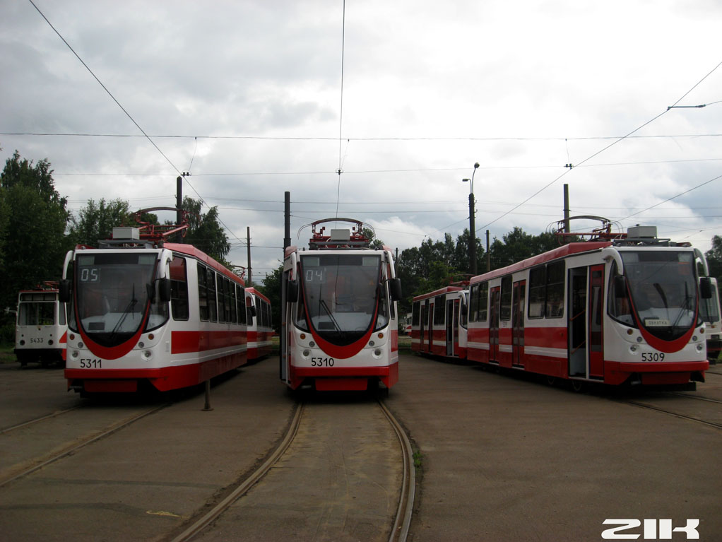 Санкт-Петербург, 71-134А (ЛМ-99АВН) № 5311; Санкт-Петербург, 71-134А (ЛМ-99АВН) № 5310; Санкт-Петербург, 71-134А (ЛМ-99АВН) № 5309