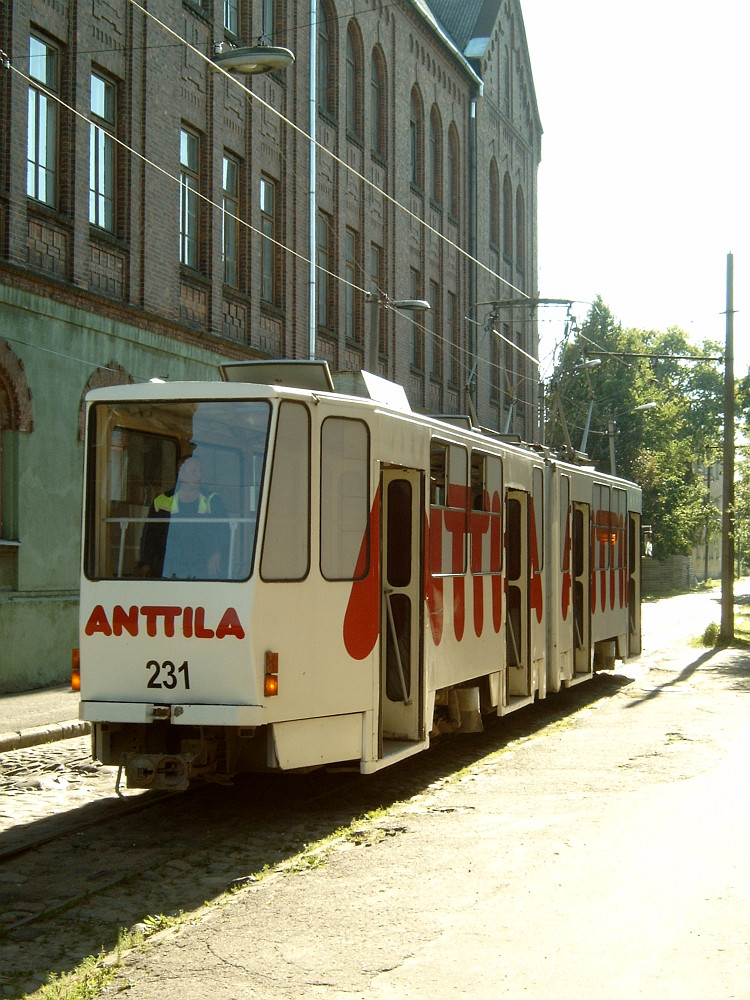 Лиепая, Tatra KT4SU № 231