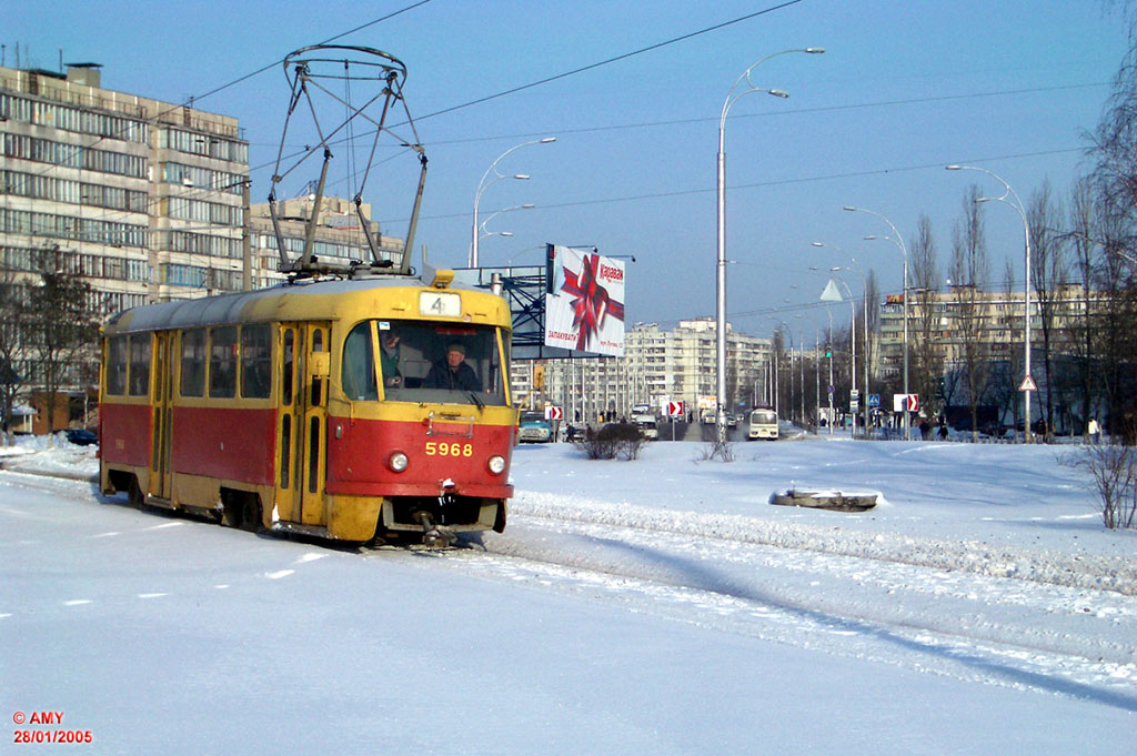Киев, Tatra T3SU № 5968