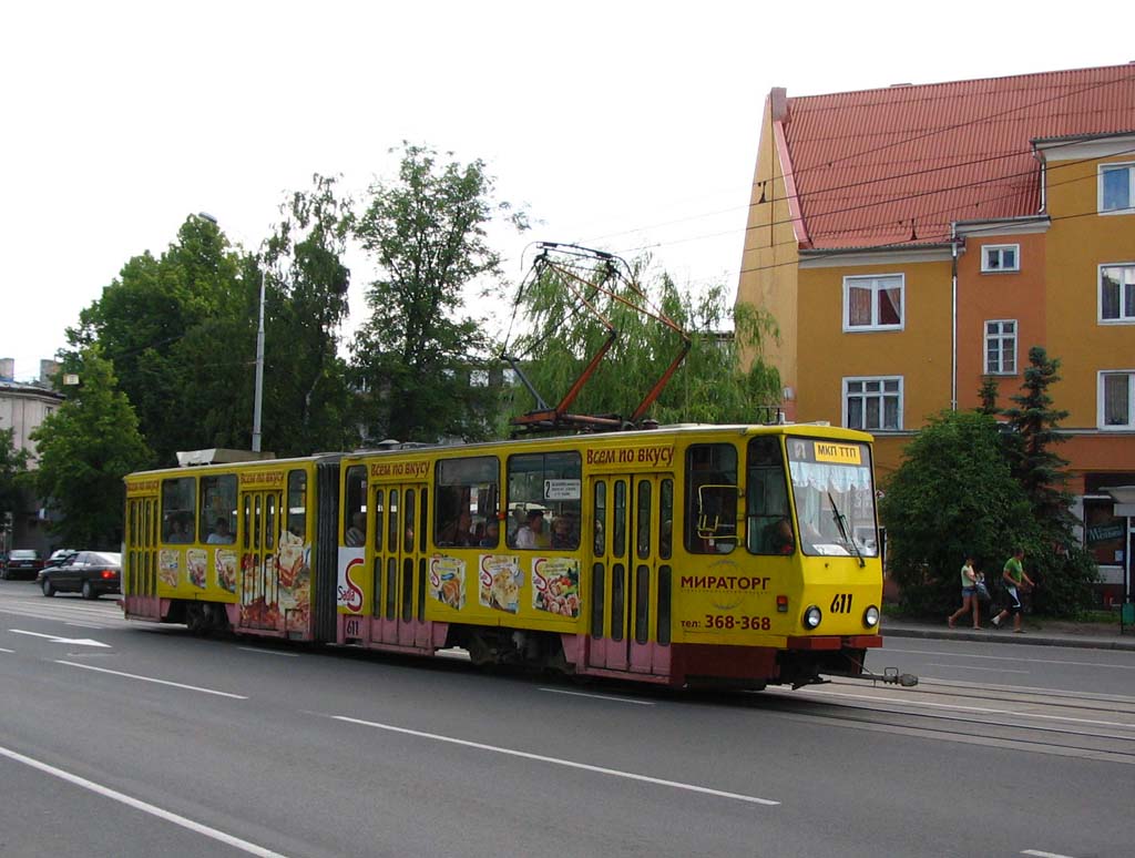 Калининград, Tatra KT4D № 611