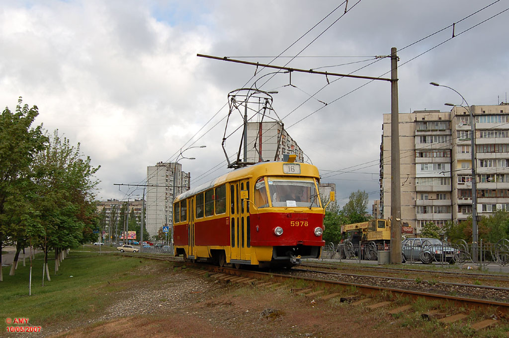 Киев, Tatra T3SU № 5978