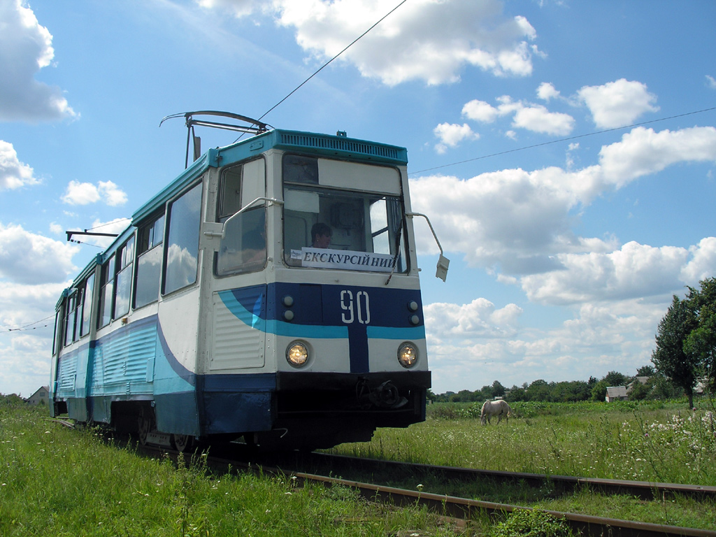 Konotop, 71-605 (KTM-5M3) Nr. 90; Konotop — Tram trip 12.07.2008