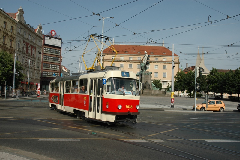 Прага, Tatra T3SUCS № 7033