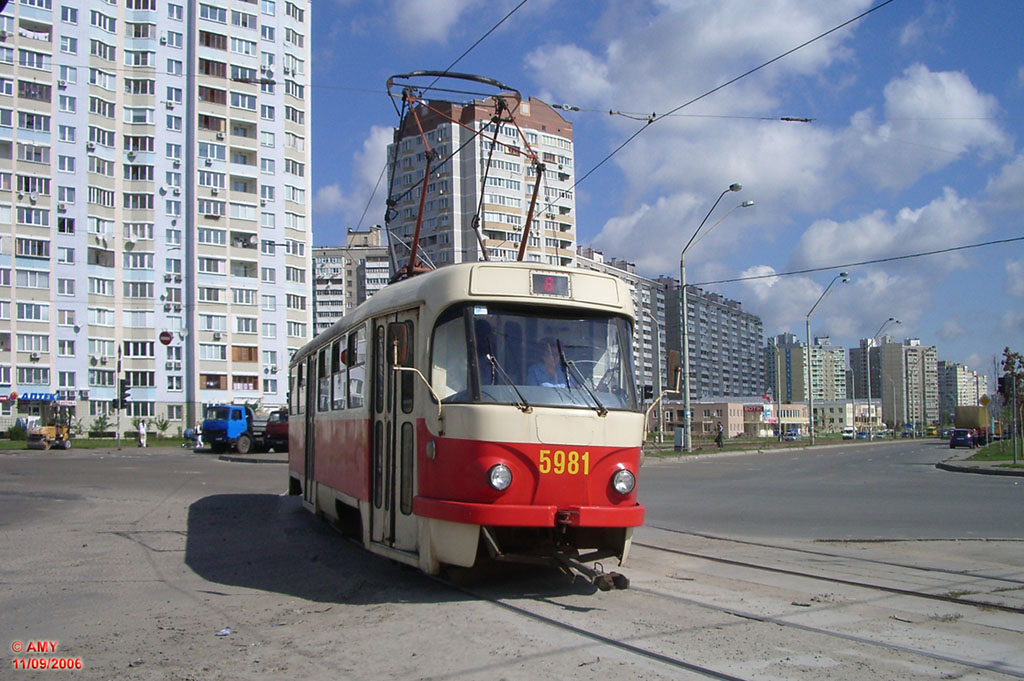Kijevas, Tatra T3P nr. 5981