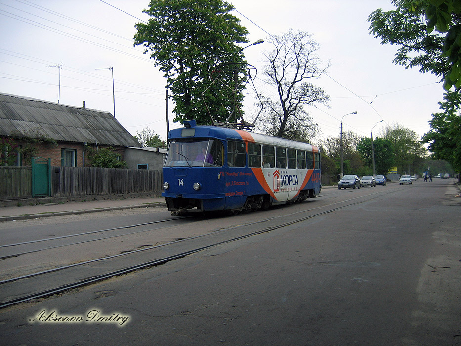 Житомир, Tatra T4SU № 14