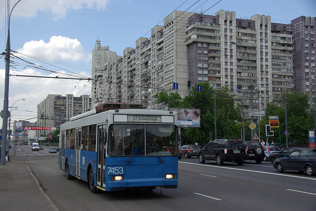 Москва, Тролза-5275.05 «Оптима» № 7453