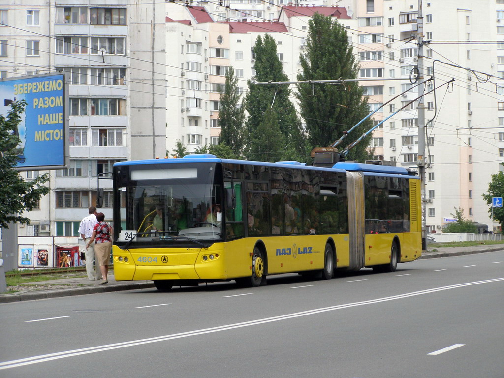 Киев, ЛАЗ E301D1 № 4604