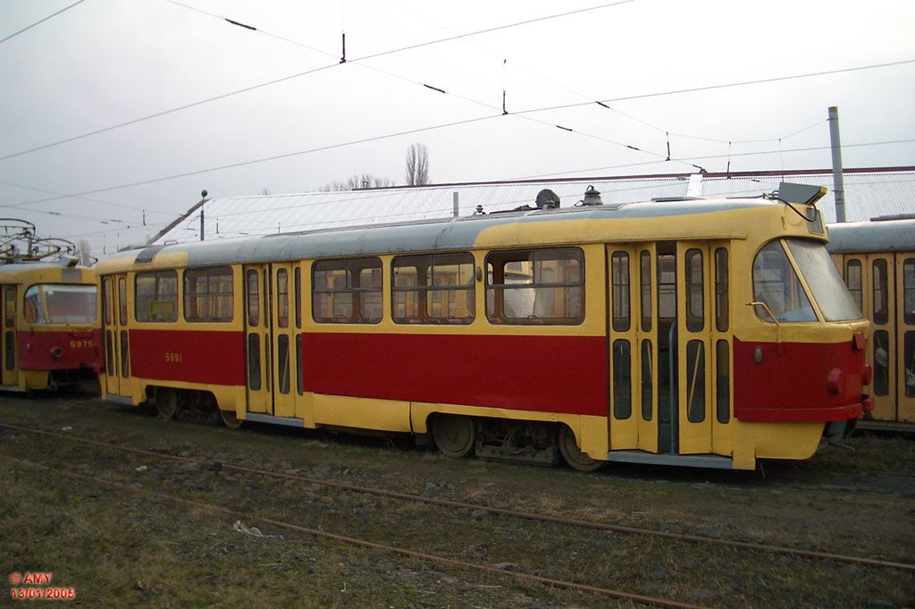 Киев, Tatra T3SU № 5991