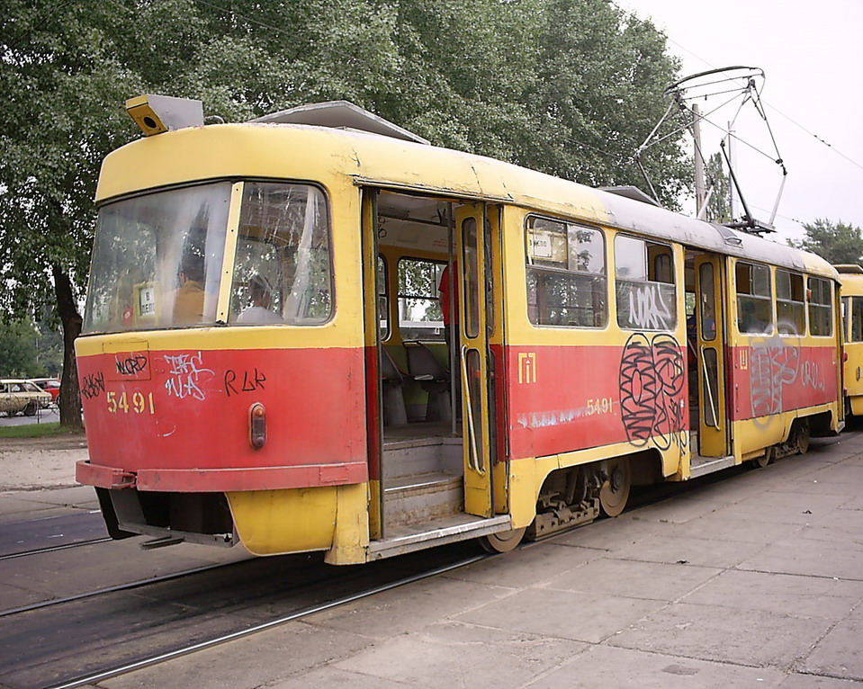 Киев, Tatra T3SU № 5491