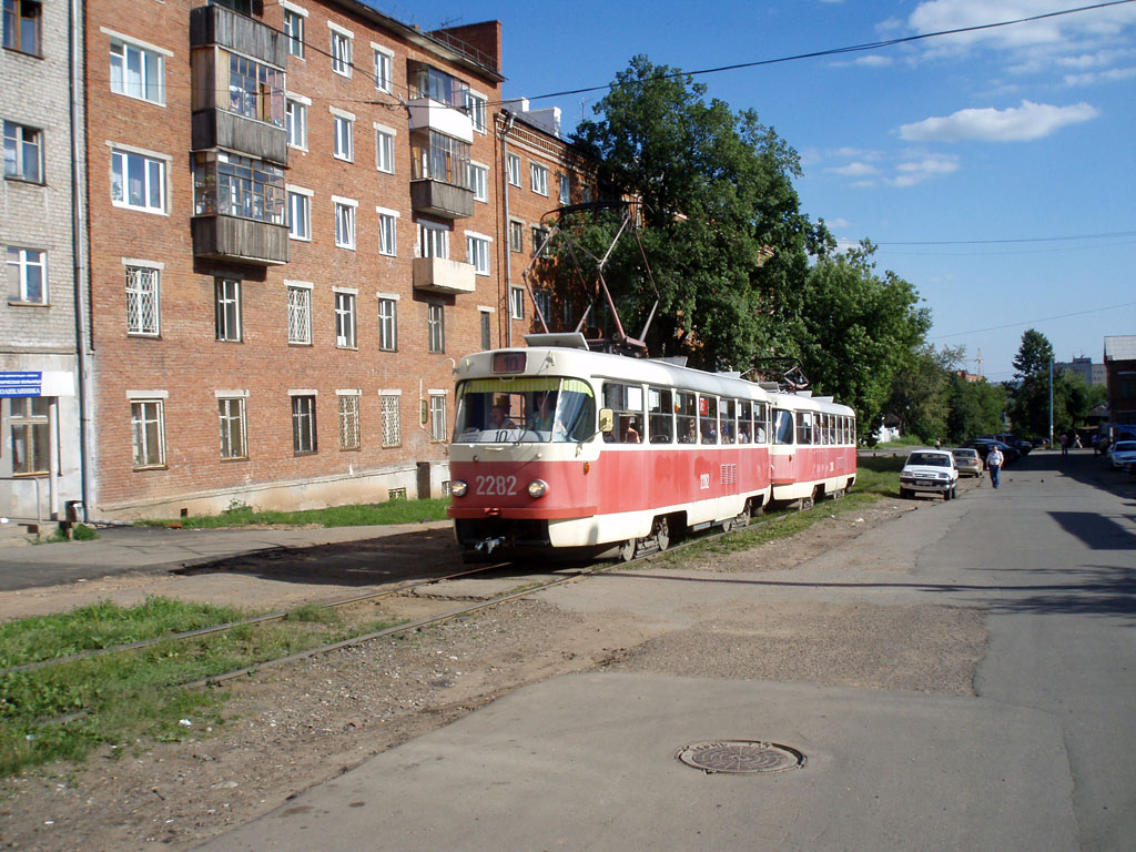 Ижевск, Tatra T3SU (двухдверная) № 2282