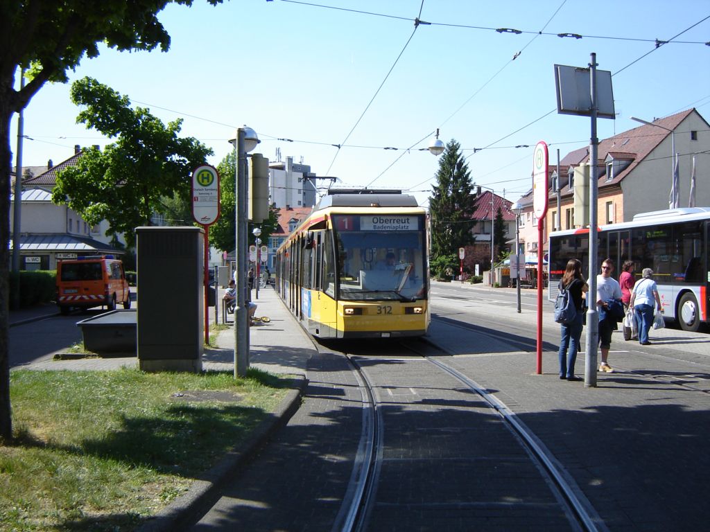 Карлсруэ, Duewag GT8-70DN № 312