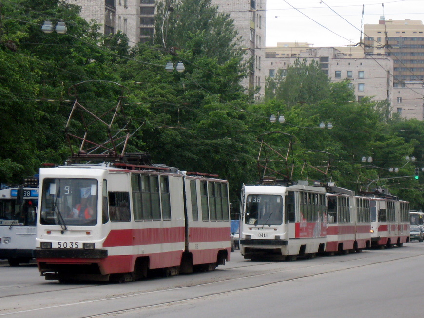 Санкт-Петербург, ЛВС-86К-М № 5035; Санкт-Петербург, 71-134К (ЛМ-99К) № 0413