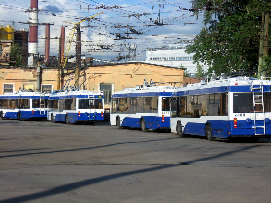 St Petersburg — New trolleybuses