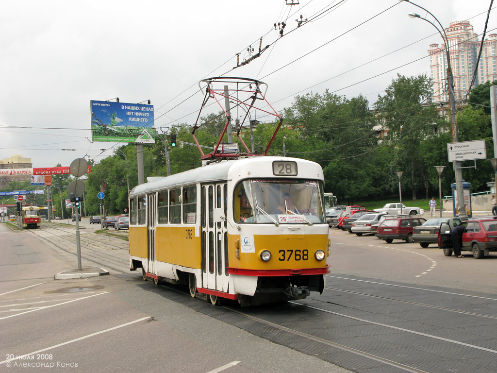Москва, Tatra T3SU № 3768 Москва, Tatra T3SU № 3768