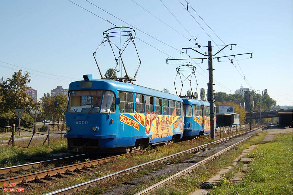Киев, Tatra T3SU № 6000