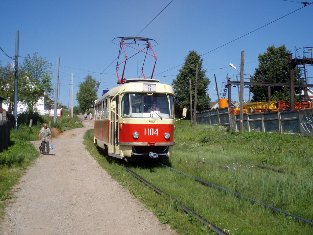 Ижевск, Tatra T3SU (двухдверная) № 1104