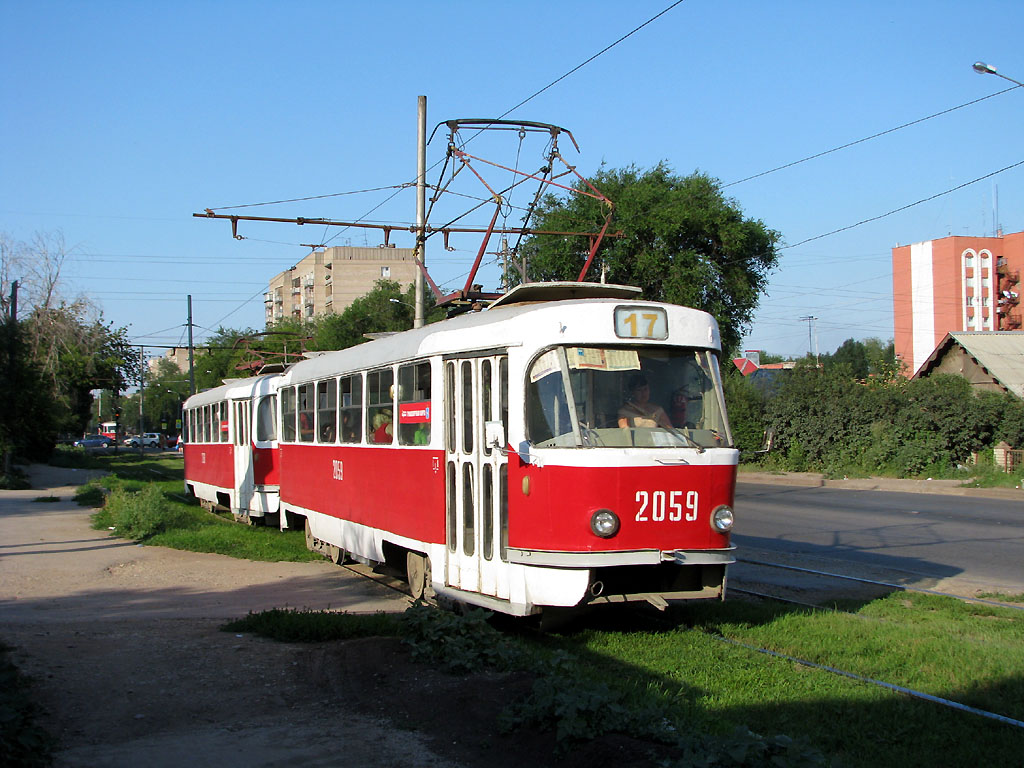Самара, Tatra T3SU (двухдверная) № 2059