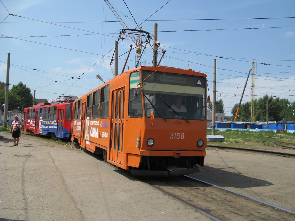 Барнаул, Tatra T6B5SU № 3158