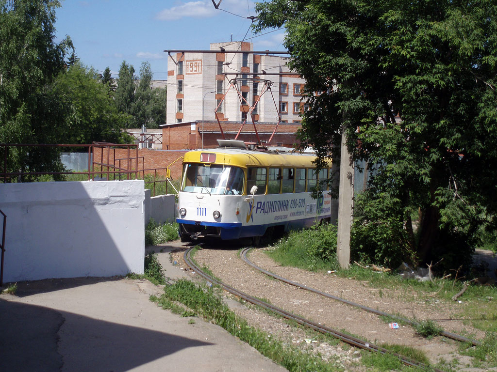 Ижевск, Tatra T3SU (двухдверная) № 1111