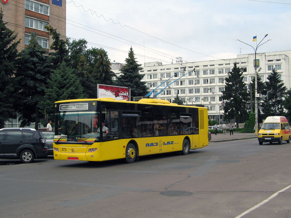 Черкассы, ЛАЗ E183D1 № 373
