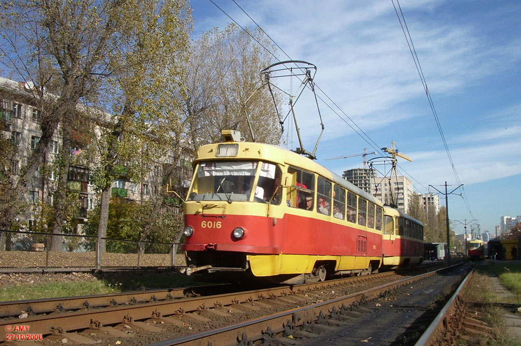 Киев, Tatra T3SU № 6016