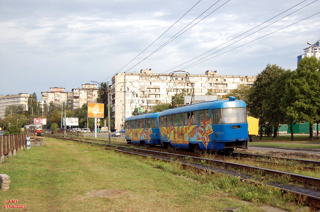Киев, Tatra T3SU № 6021