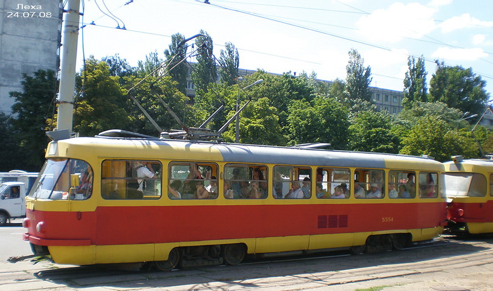 Киев, Tatra T3SU № 5554