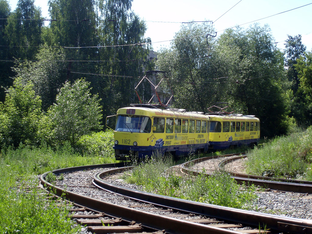 Ижевск, Tatra T3SU (двухдверная) № 1162