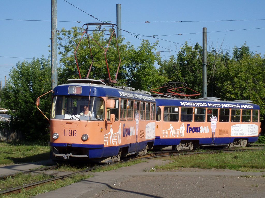 Ижевск, Tatra T3SU № 1196