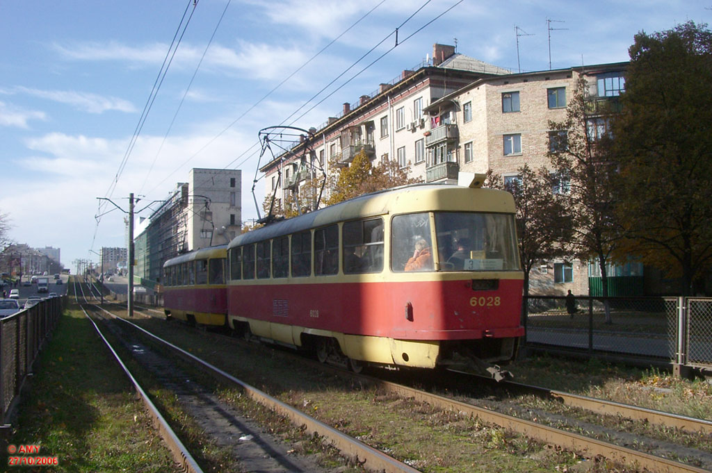 Киев, Tatra T3SU № 6028