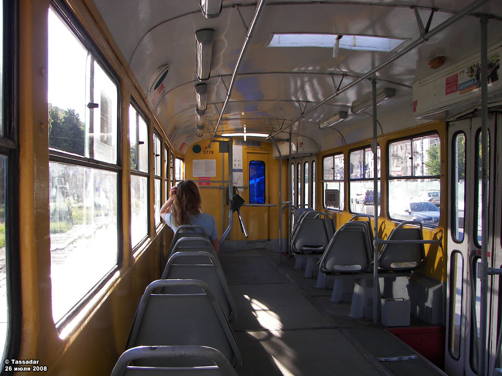 Москва, Tatra T3SU № 3778