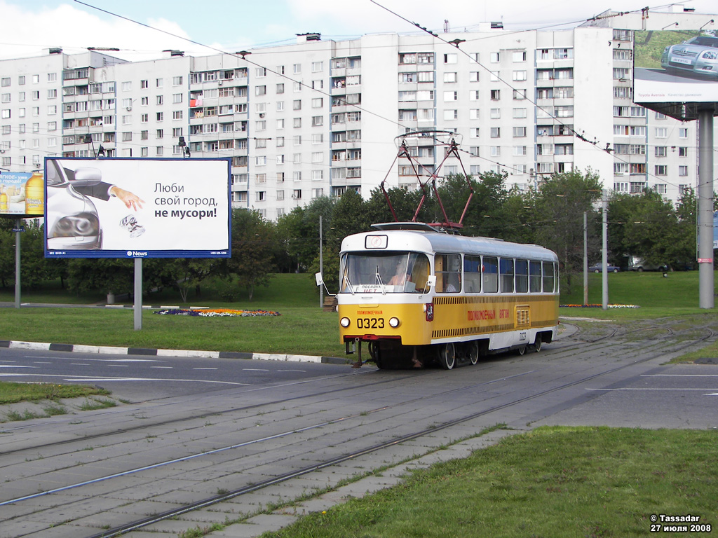 Москва, Tatra T3SU № 0323 Москва, Tatra T3SU № 0323