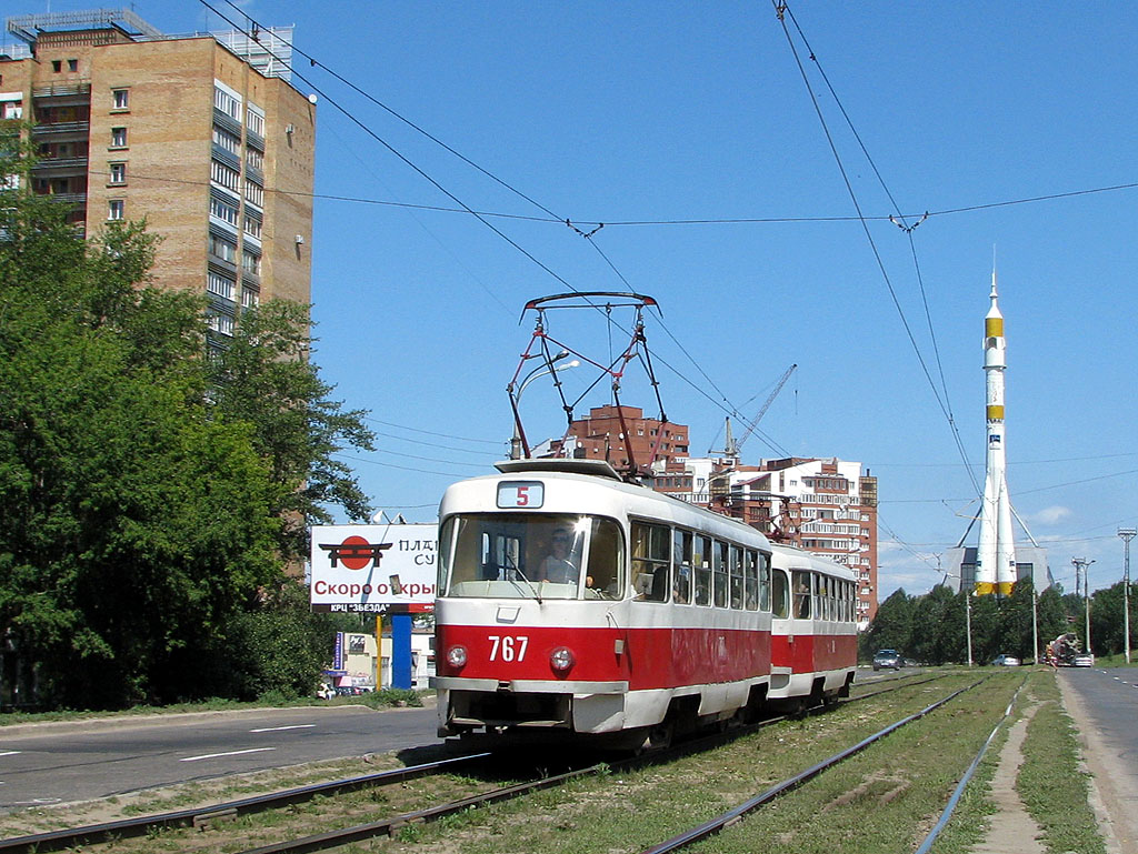 Самара, Tatra T3SU (двухдверная) № 767