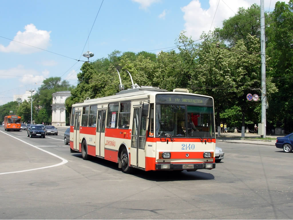 Кишинёв, Škoda 14TrDT/6M № 2140