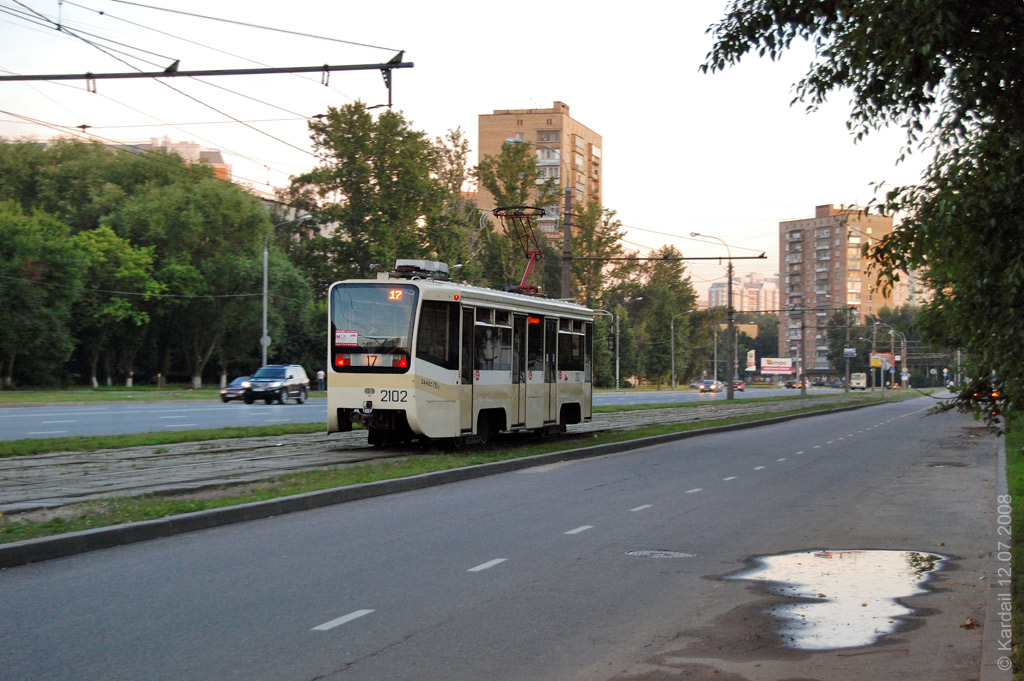 Москва, 71-619КТ № 2102