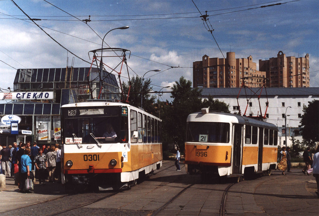 Москва, Tatra T6B5SU № 0301; Москва, Tatra T3SU № 1996