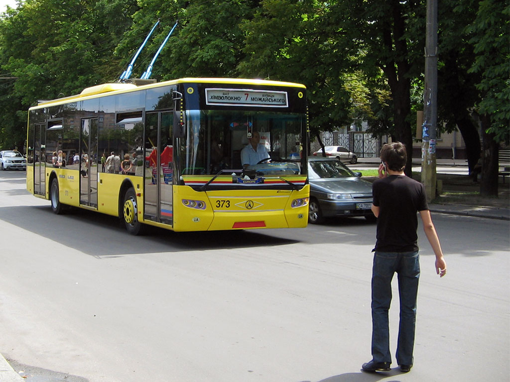 Черкассы, ЛАЗ E183D1 № 373