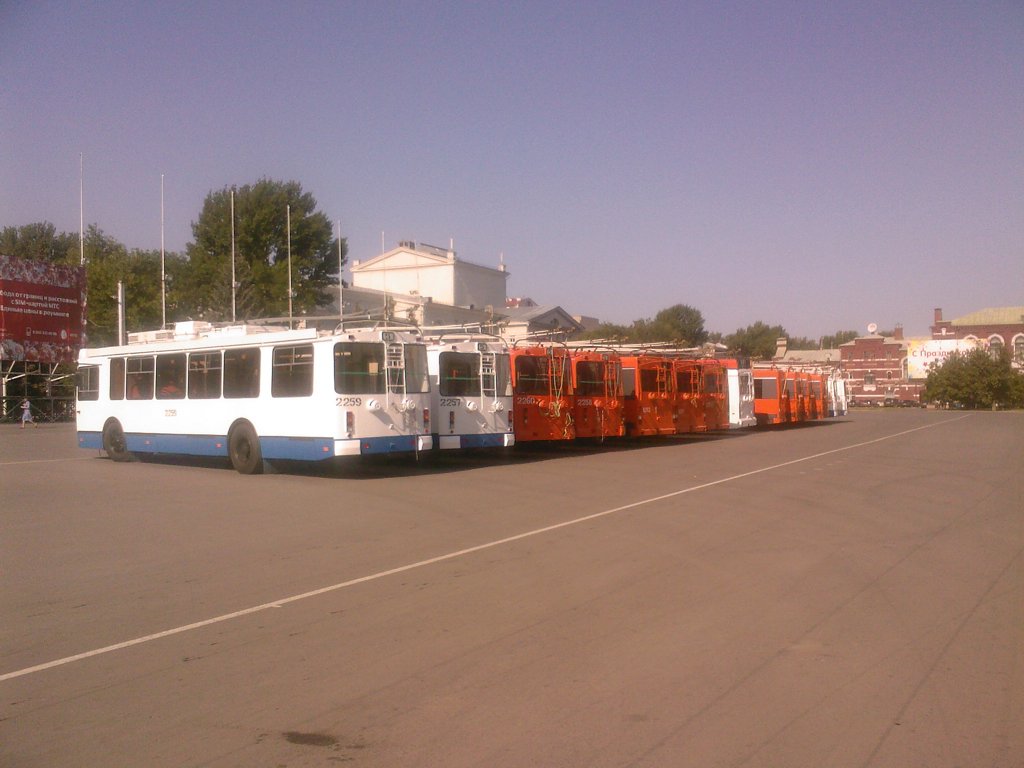 Saratov — Presentation of new trolleybuses on July 31, 2008